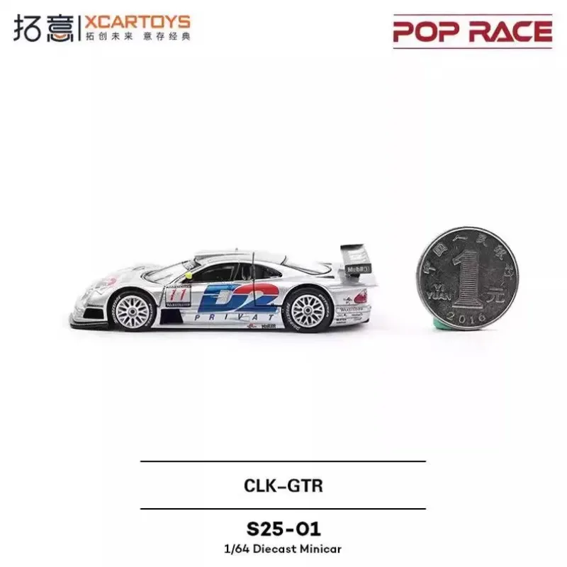 Фото Модель автомобиля из сплава 1:64 - Mercedes CLK-GTR 1997 FIA GT Racing Livery - S25-01 Коллекционный предмет для демонстрации - Игрушка для мальчиков №4