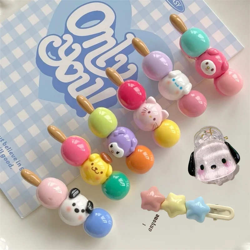 

Genuine Authorized Sanrios Candy Colored Candied Haws Hairpin Kawaii Sweet Cute Girly Heart All Match Headgear Girlfriend Gift