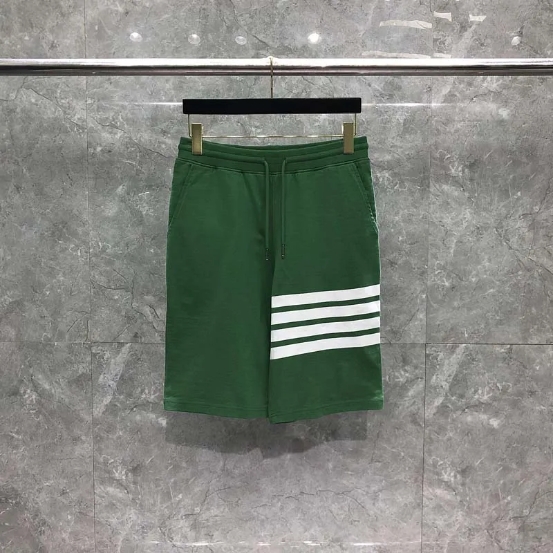 TB THOM Summer Shorts Causal Beach Men Short Pants Fashion Brand Candy Color Sample Causal Daily Fitness Breathable Shorts
