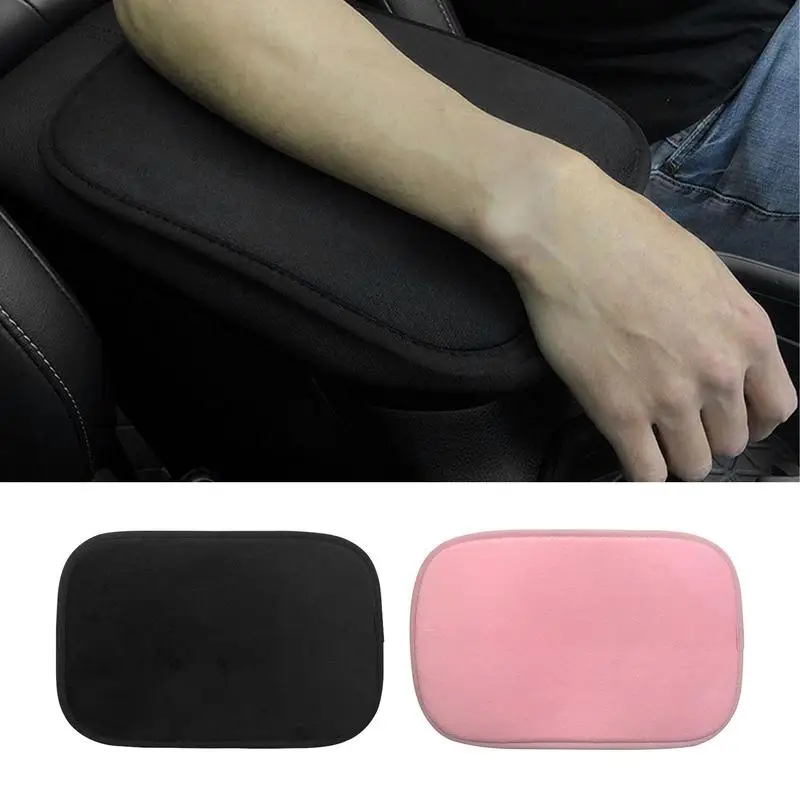 

Multicolor Car Armrest Box Pad Auto Center Console PU Leather Arm Rest Seat Box Cushion Pillow Elbow Support Universal Heat Map