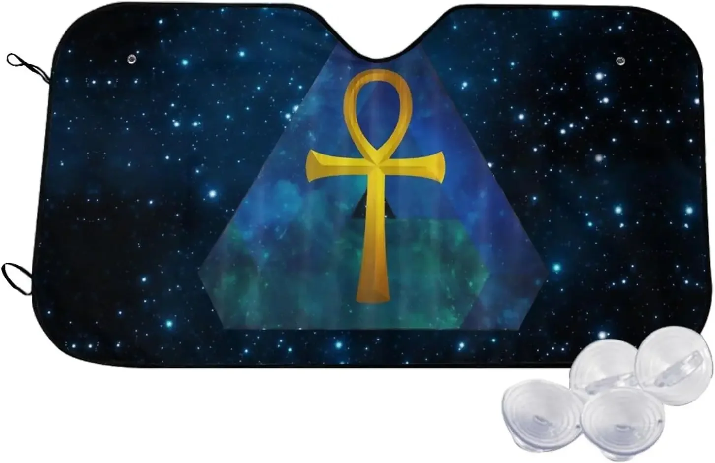 Солнцезащитный козырек с рисунком креста христианства солнцезащитный на