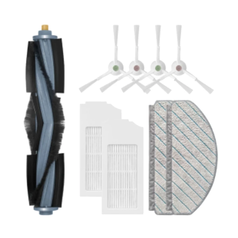 

Replacement For ECOVACS DEEBOT T10 PLUS Robot Vacuum Cleaner Spare Parts Accessories Main Brush Side Brush Hepa Filter