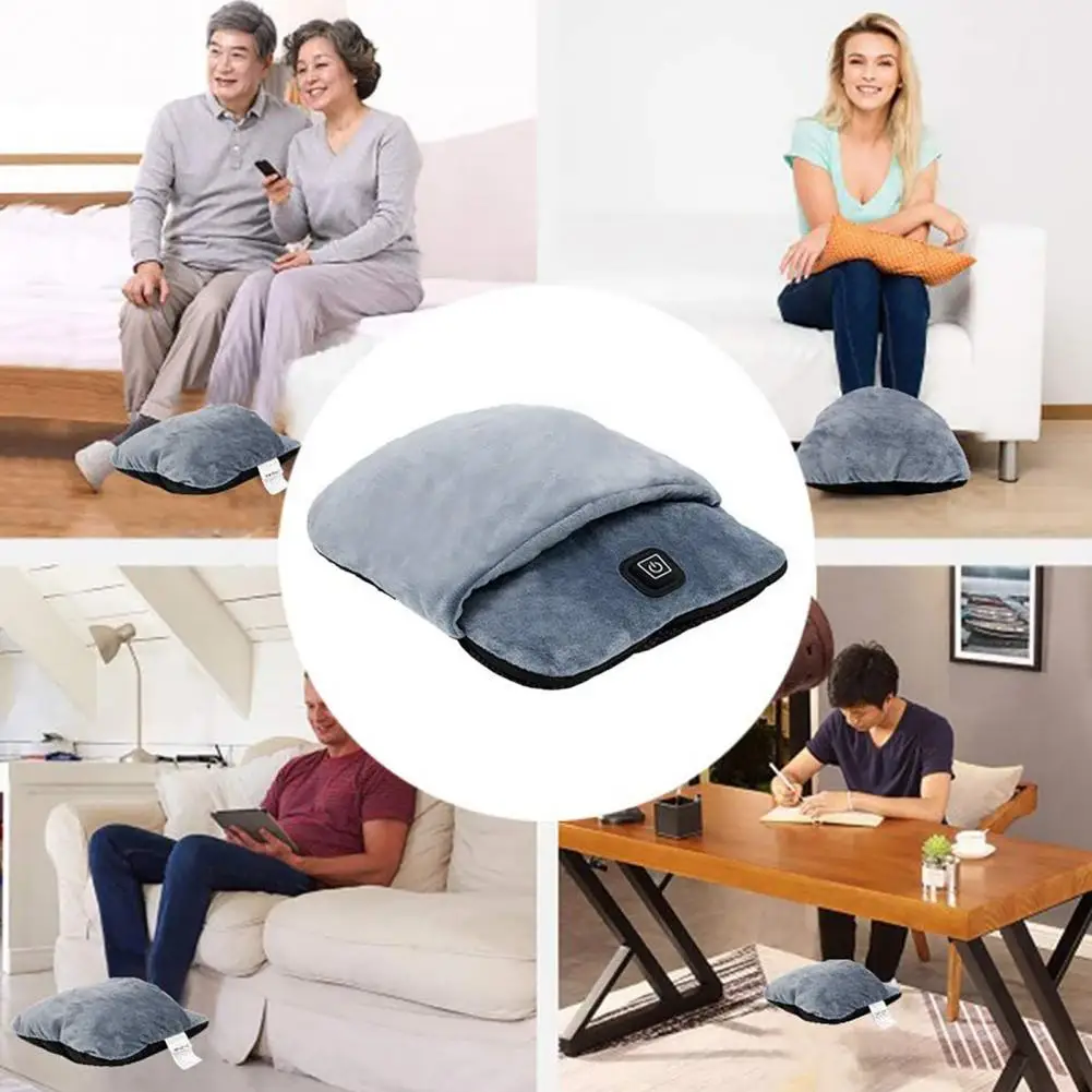 

1 Set Popular Foot Heater Super Soft Fleece USB Heated Feet Three Gear USB Electric Foot Warmer Keep Warm