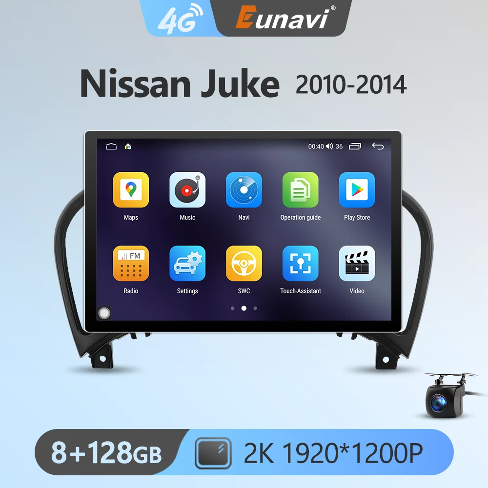 

Eunavi 7862 13.1inch 2din Android Auto Radio For Nissan Juke YF15 2010 - 2014 Car Multimedia Video Player GPS Stereo 4G 8Core 2K