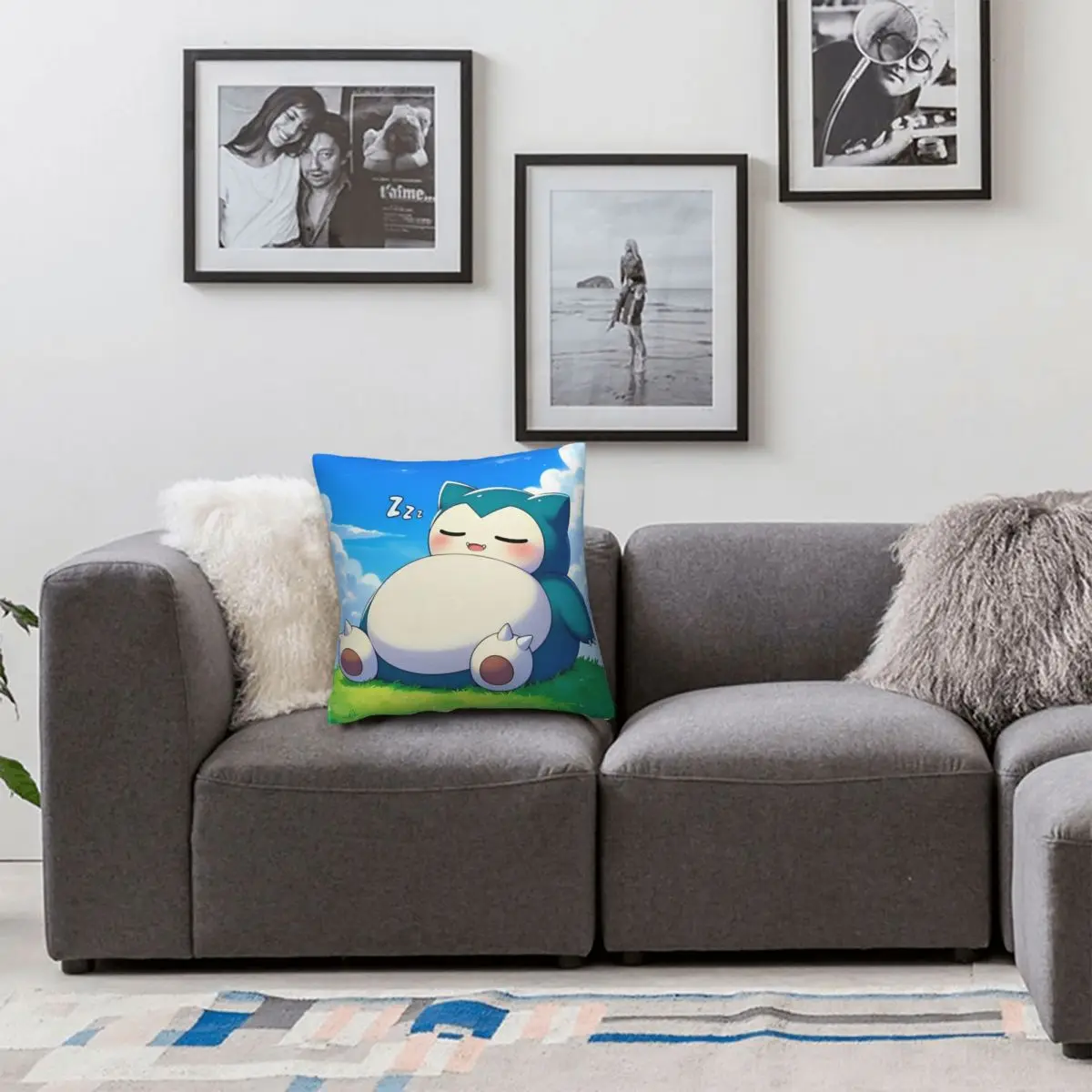 Наволочка Snorlax Pokemon (1)-bayingimg чехол для подушки мягкая наволочка с рисунком