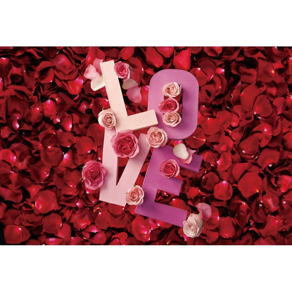День Святого Валентина Свадьба сценический фон Милая любовь красная роза