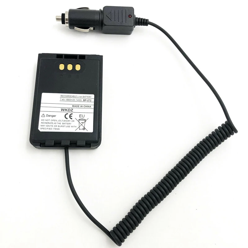 BP272 12/24V Car Charger Battery Eliminator Adapter For ICOM ID-31 ID-51 ID-31A ID-31E ID-31E ID-51A ID-51E Radio for BP-272