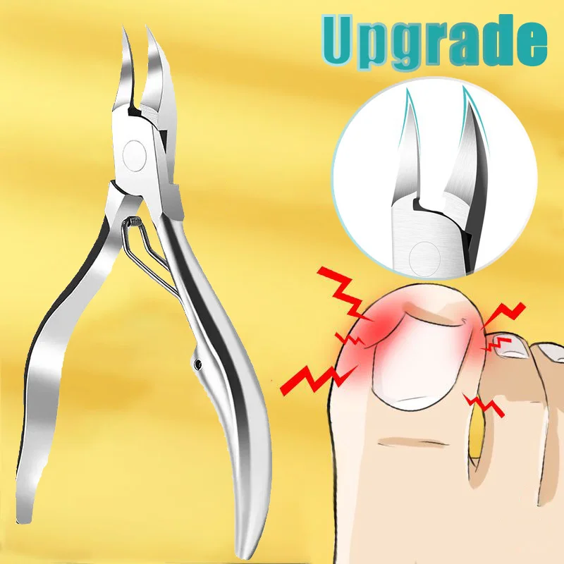 

Upgrade Stainless Steel Nail Groove Special Nail Scissor Professional Heavy Duty Thick Toe Nail Clippers Pedicure Trimmers Set