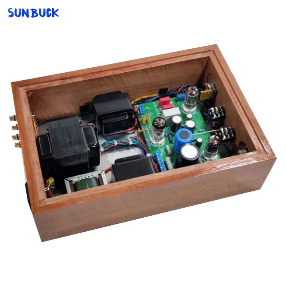 Sunbuck 6N11 GE5686 2W 2.0 HiFi ламповая гарнитура звуковая трубка усилитель мощности выход