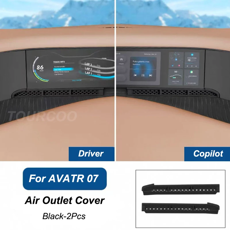 

Для Avatr 07, силиконовый защитный чехол для центральной консоли и воздуховыпускного отверстия под экран, модифицированные аксессуары для интерьера