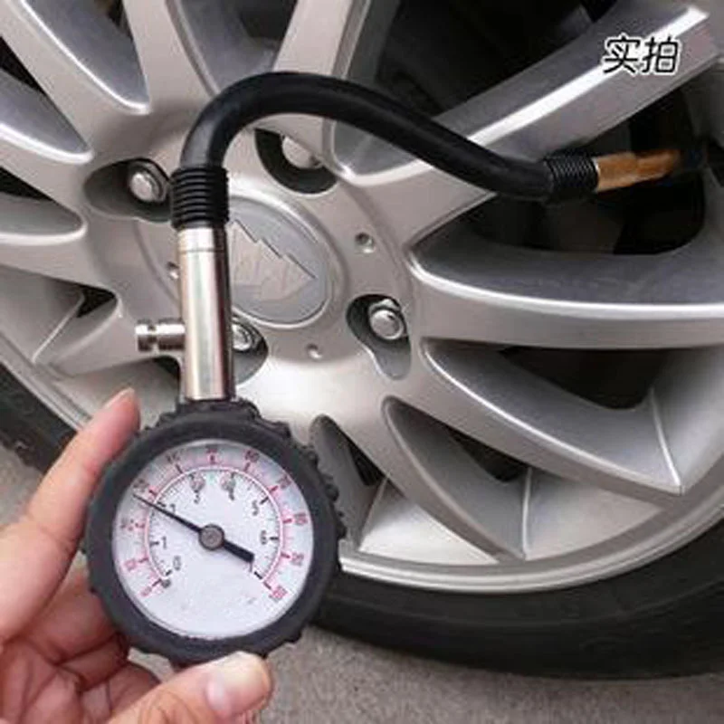 

Car Tire Pressure Gauge Monitor Long Tube Meter High Precision Tyre Air Tester for Auto Motorcycle Monitoring System 0-100PSI