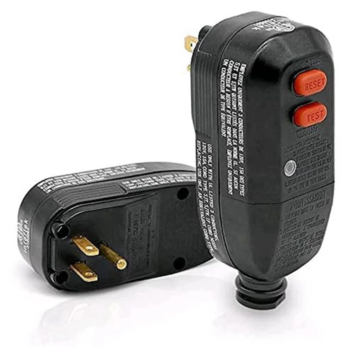 Американская вилка 2 шт. замена вилки GFCI 3 зубца автоматический сброс 15 А сменный