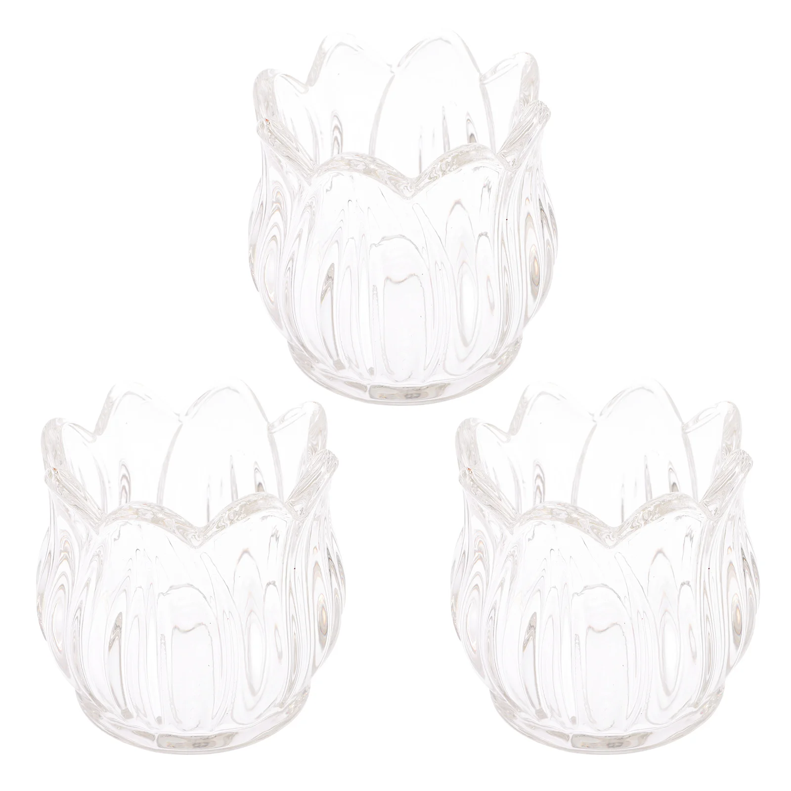 

3pcs Flower Shape Cups Containers Holder Cups