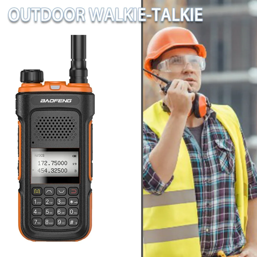 Long Range Walkie Talkie 100 Mile Two Way Radio Dual Band Headset Waterproof Reach Further and Receives Strong Signals Brand New