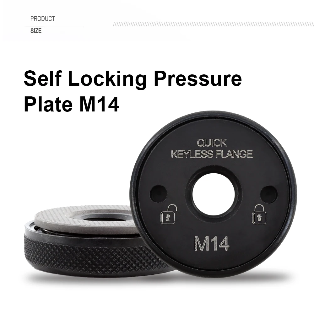 Самоблокирующаяся нажимная пластина SHDIATOOL патрон под давлением резьба M14 угловая