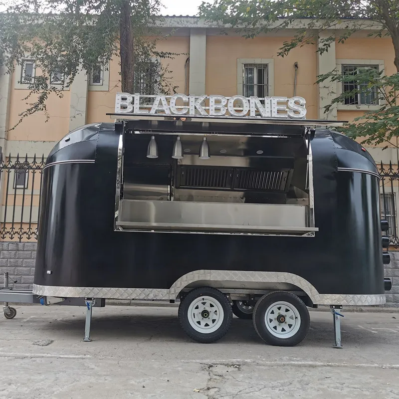 

USA Catering concession food trailers fully equipped foodtruck fast food cart coffee ice cream mobile kitchen food truck