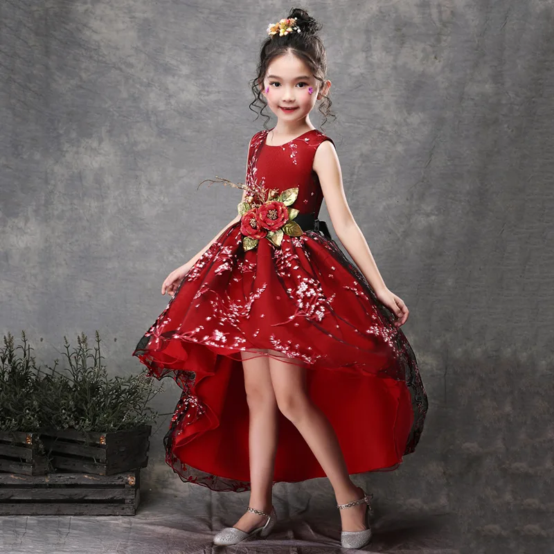 

2022 Summer Evening Elegant Kids Dresses For Girls Clothes Children Girl Party Dress Long Wedding Princess Dress 10 12 Years