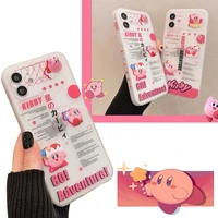 kawaii star kirby iphone case side kirby all inclusive phone case suit apple iphone 13 11 promax 7plus girl kirby pink shell