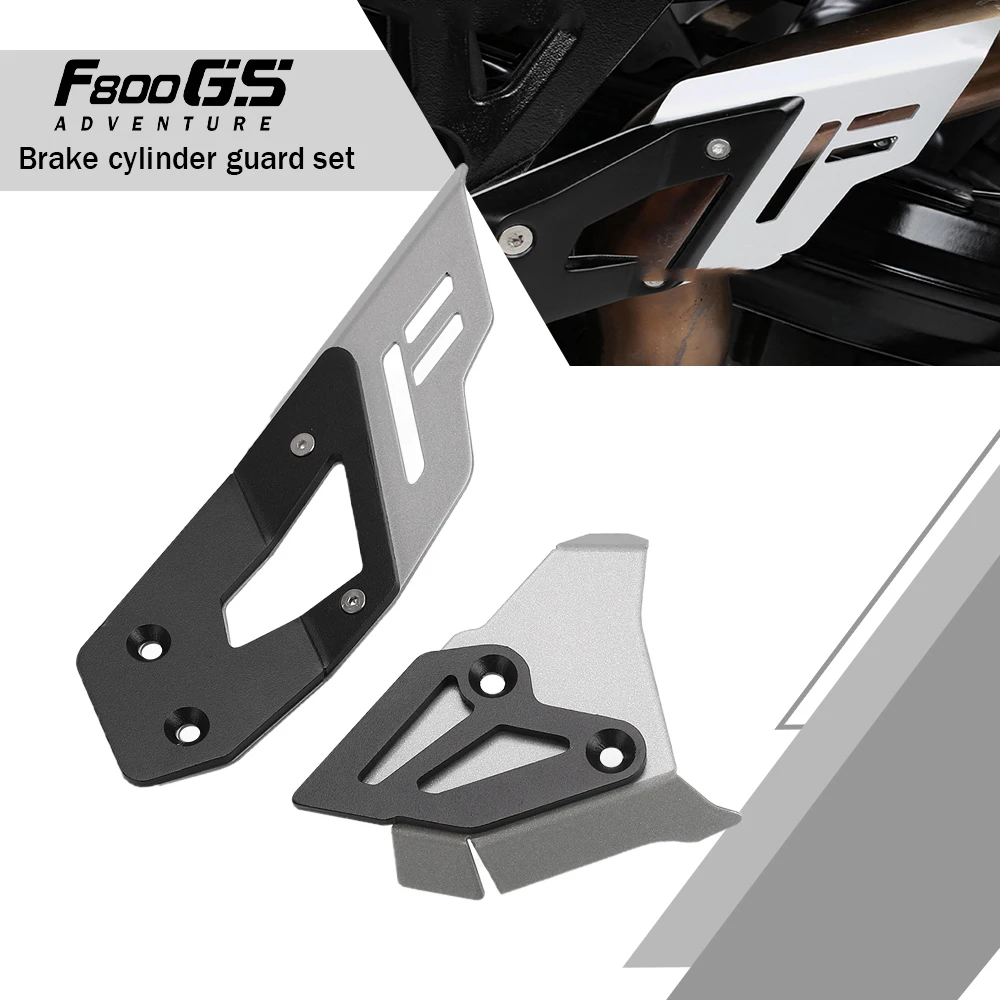 

New Motorcycle Heel Guards Set Foot Peg Bracket Rear Frame Plate Protector For BMW F800GS F 800 GS F800 GS ADV Adventure 800GS