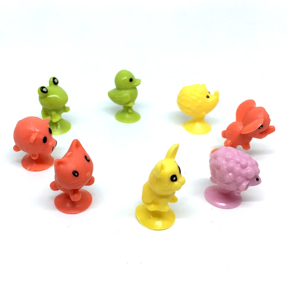 

Toys Suction Toy Sucker Mini Animal Cup Dollbabybath Cartoon Kids Skucker Miniaturetoddler 3 Toddlers Building Shower Fidget