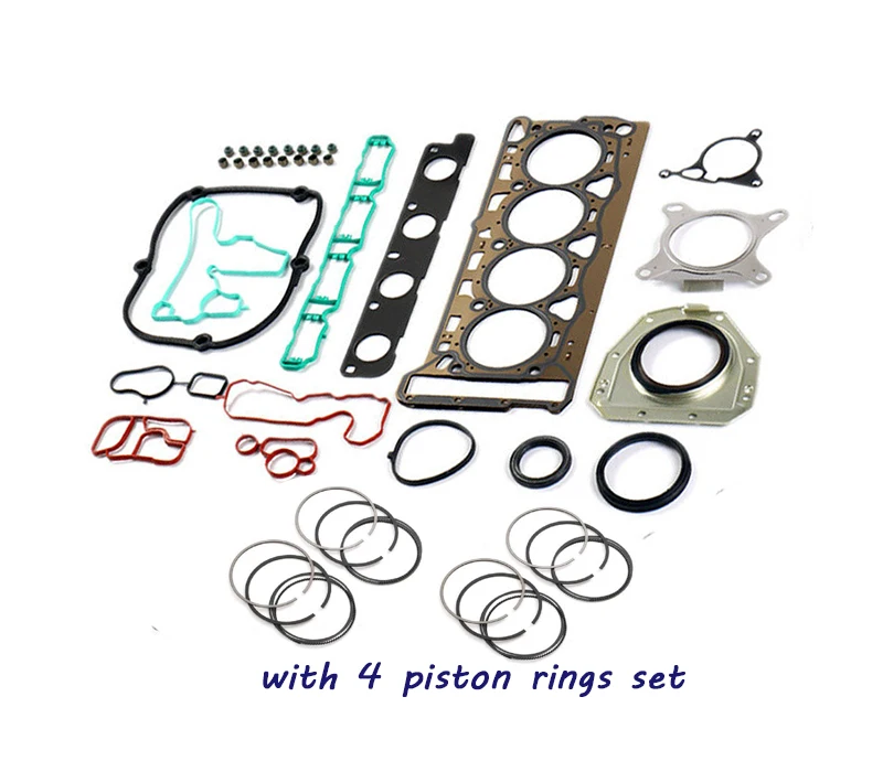 Комплект уплотнений для ремонта двигателя с 4 поршневыми кольцами A4 A5 A6 Q5 2 0 TFSI CAEB