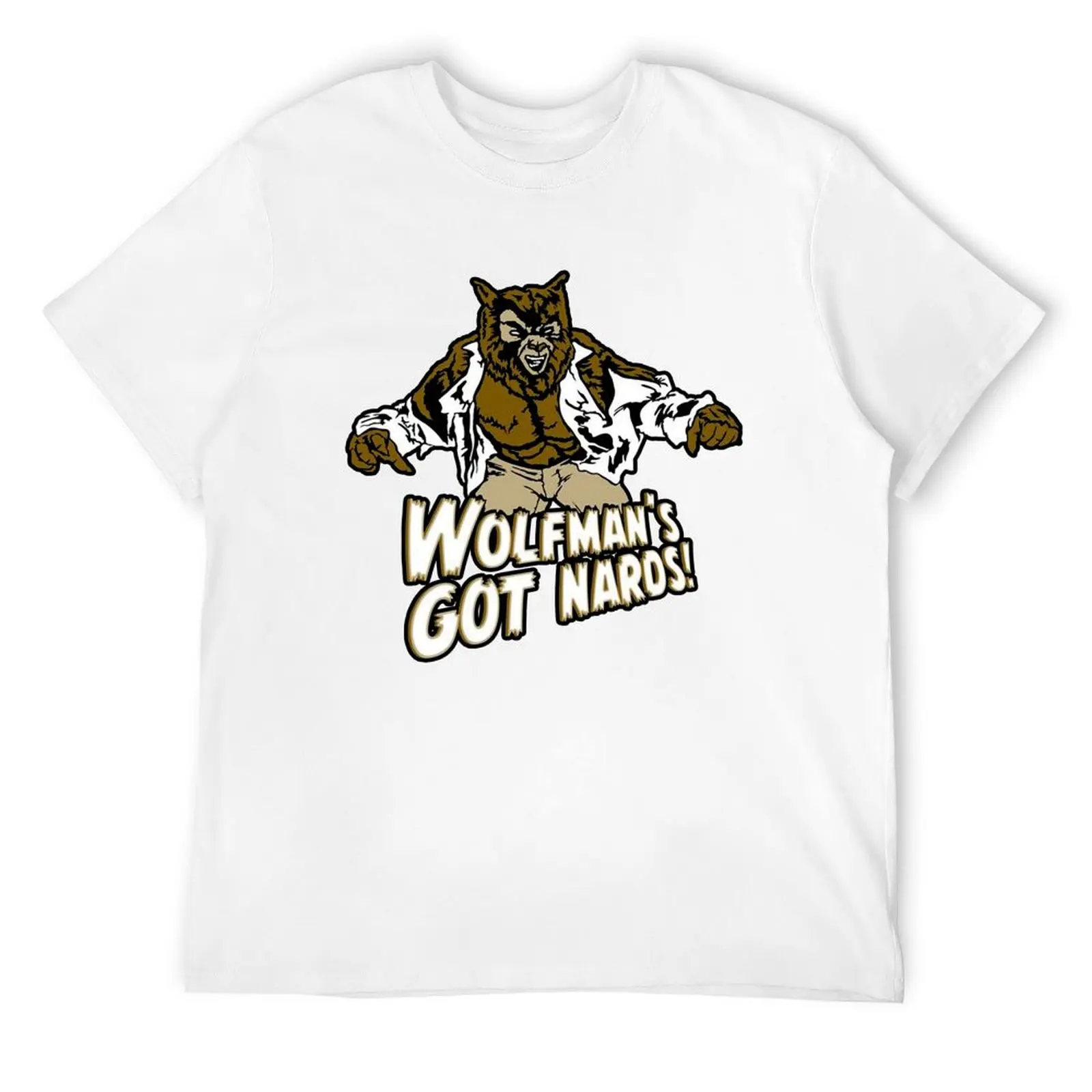 586 Wolfman's got Nards забавный монстр 80-х фильм страшный ужас волк 3 футболка летний топ