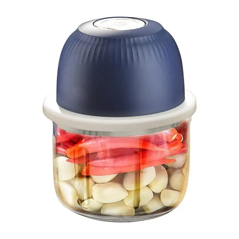 

Electric Veggie Chopper USB Charging Food Mixer Ideal Capacity Seal Chopper Garlic Masher Safety Lock Design Kitchen Accessory