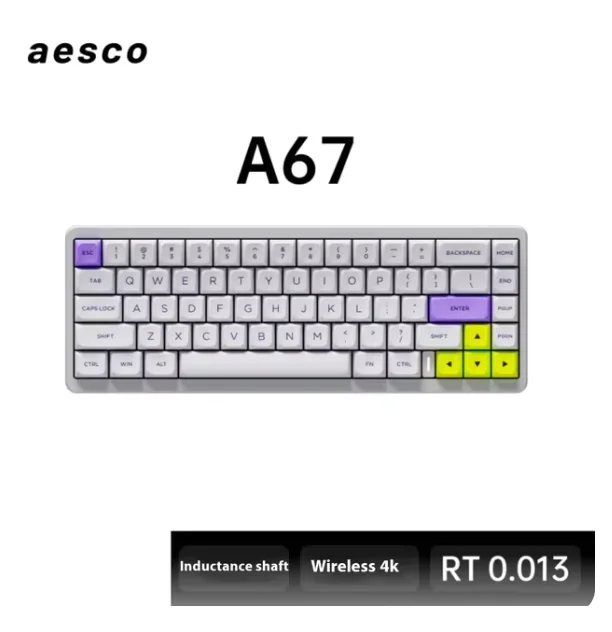 Клавиатура Aesco A67/A83 Беспроводная Механическая с поддержкой Rt Rgb