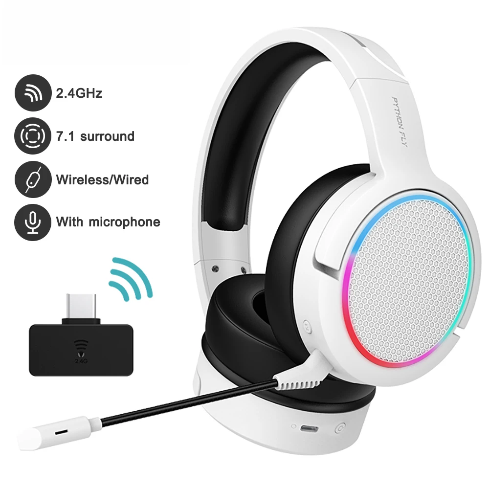 

Wireless 2.4G TV Headset Headset Headset Headset 7.1 Headphone Stereo