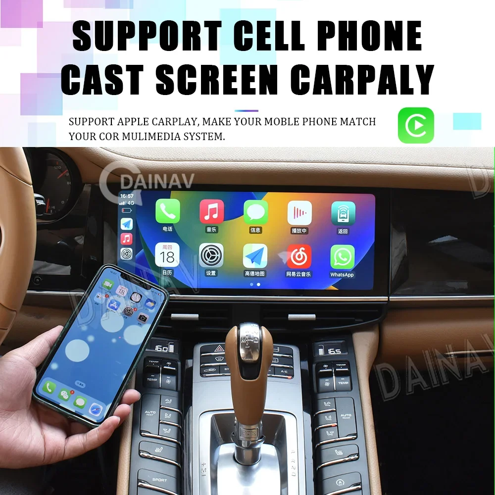 

Автомагнитола на Android для Porsche Panamera 2011-2017 Carplay, вертикальный экран HD, сенсорный ЖК-экран, GPS-навигация