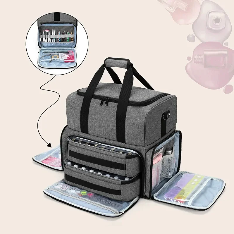 

Сумка-Органайзер для лака для ногтей, органайзер для лака для ногтей и отделение для хранения