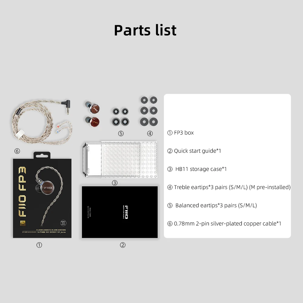 Плоский драйвер диафрагмы для наушников-вкладышей HiFi Audio