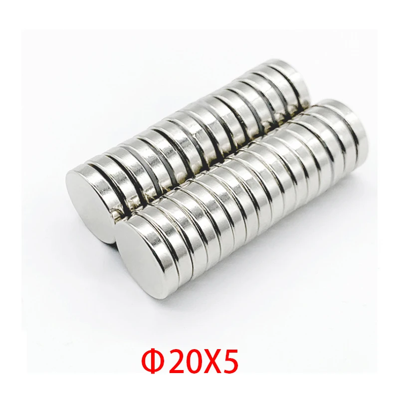 

Neodymium Magnet 20x2 20x3 20x4 20x5 Round Super Powerful Strong Permanent Magnetic 20mm Rare Earth Magnet Imanes Disc