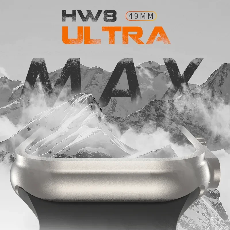 

Смарт-часы HW8 Ultra MAX 49 мм Series 8 мужские спортивные Смарт-часы с полным экраном 2,05 дюйма и функцией измерения температуры тела, женские Смарт-часы PK DT8 S8
