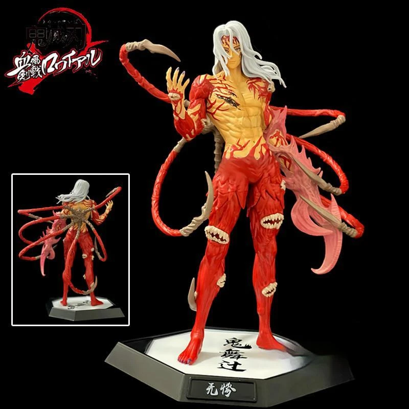 

30cm Anime Demon Slayer Figure Kibutsuji Muzan Model Dolls Figurine Gk Kimetsu No Yaiba Action Figure Statue Decoration Toy Gift