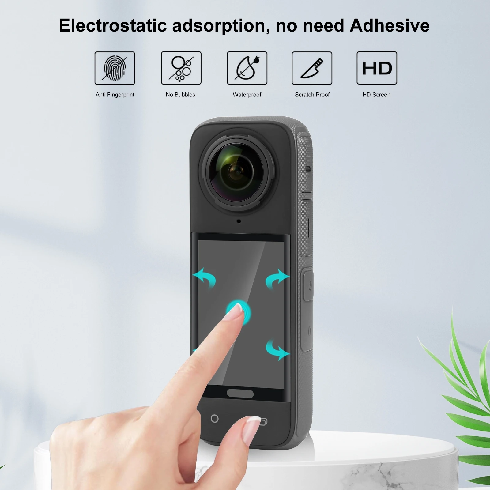 Улучшенное закаленное стекло для защиты экрана Insta360 X4 аксессуары пленка против