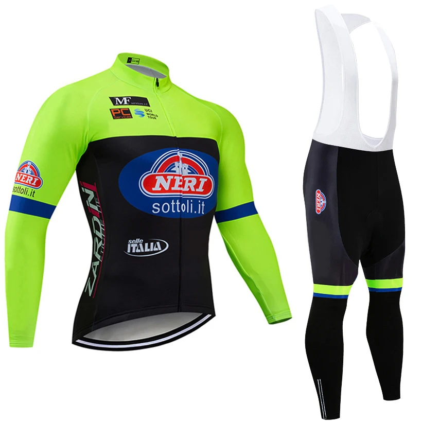 

2022 TEAM NERI SOTTOLI Cycling JERSEY 20D Gel Pads Bike Pants Men Ropa Ciclismo Winter Thermal Fleece Bicycling Maillot Culotte