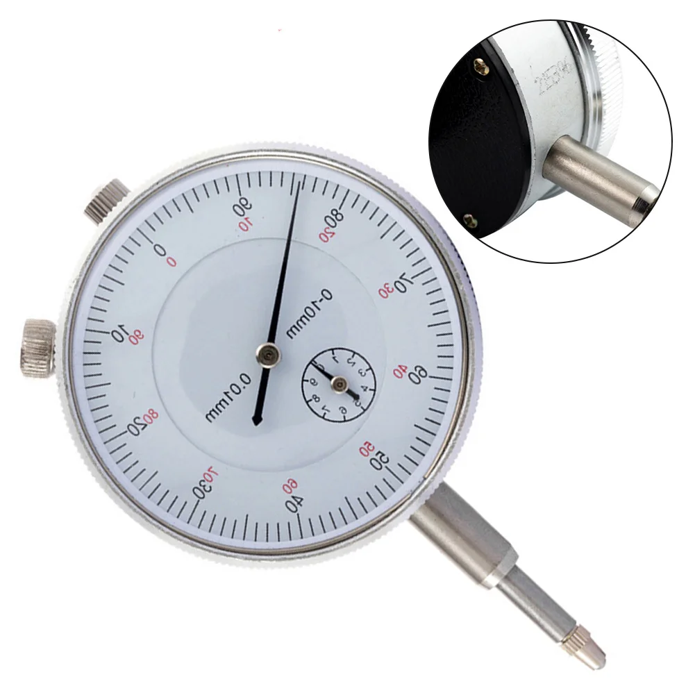 Индикатор циферблата 0-10 мм измерительный инструмент 0 01 точность металла для
