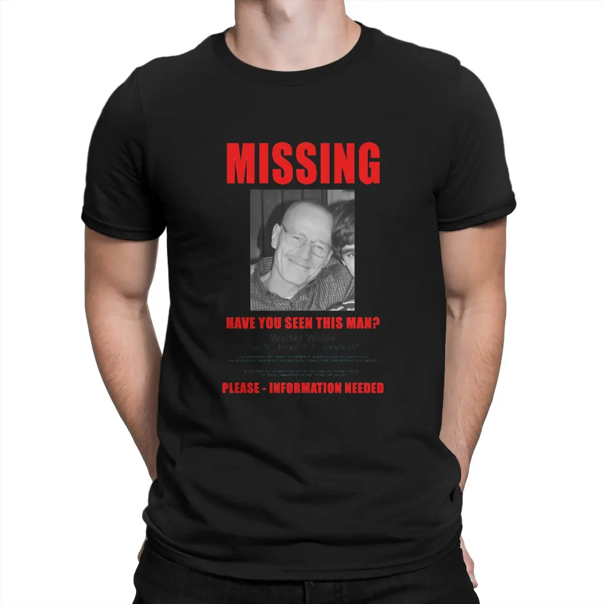

Men Missing Sign T Shirts Baseball Sports Pure Cotton Tops Humor Short Sleeve Crew Neck Tees Birthday Gift T-Shirt
