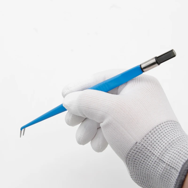 Лучшая цена хирургический биполярный Пинцет прямогнутой формы 200 мм