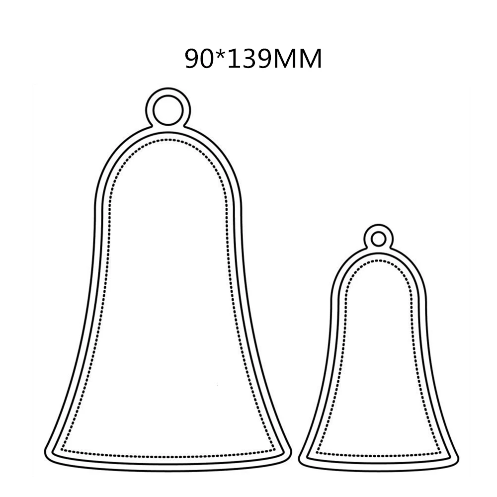 2022 New Mini Lace Cover Chritma Bell Wall Clock Decoration 