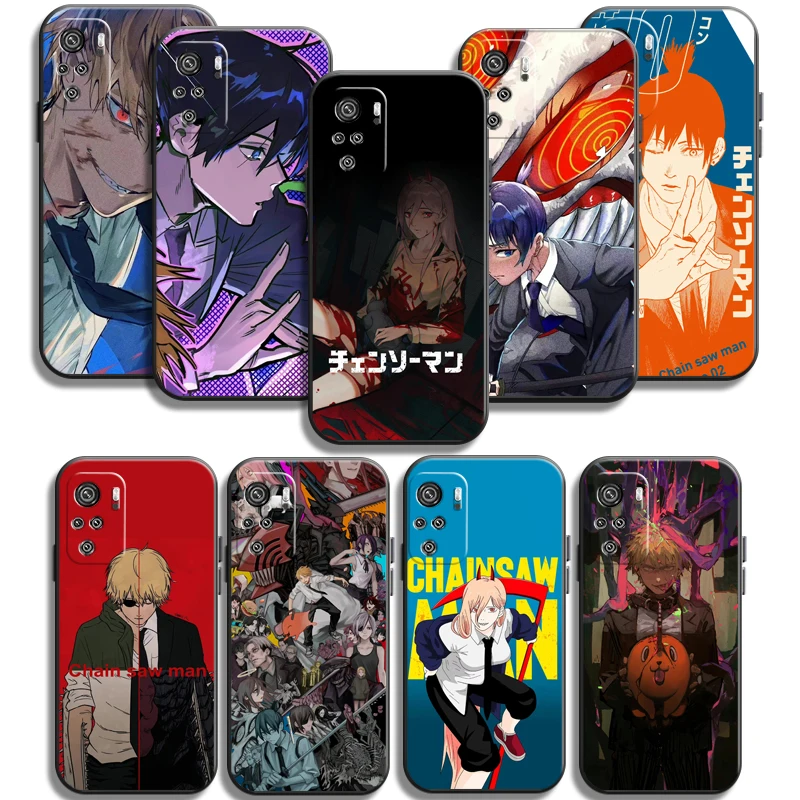 

Chainsaw Man TV 2022 Phone Cases For Xiaomi Redmi 7A 8A Note 7 Pro 8T 8 2021 8 7 7 Pro 8 Pro Back Cover Soft TPU Carcasa