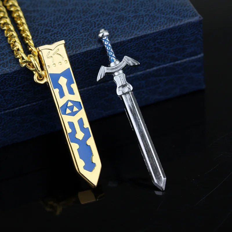 

The Legend of Zelda Link Skyward Sword Games Surroundings Key Buckle Pendant Necklace Cartoon Key Backpack Decoration Gifts