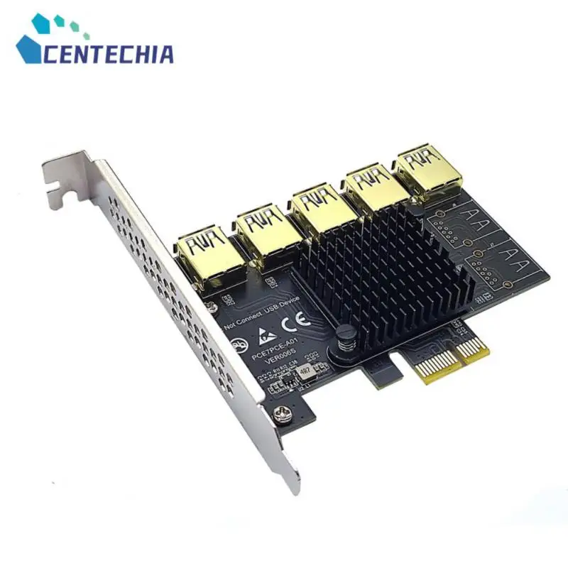 

Usb 3,0 слот усилитель концентратор адаптер Pci-e слот с Ic тепловым радиатором Pci Express усилитель Райзер карта мини пластиковая портативная