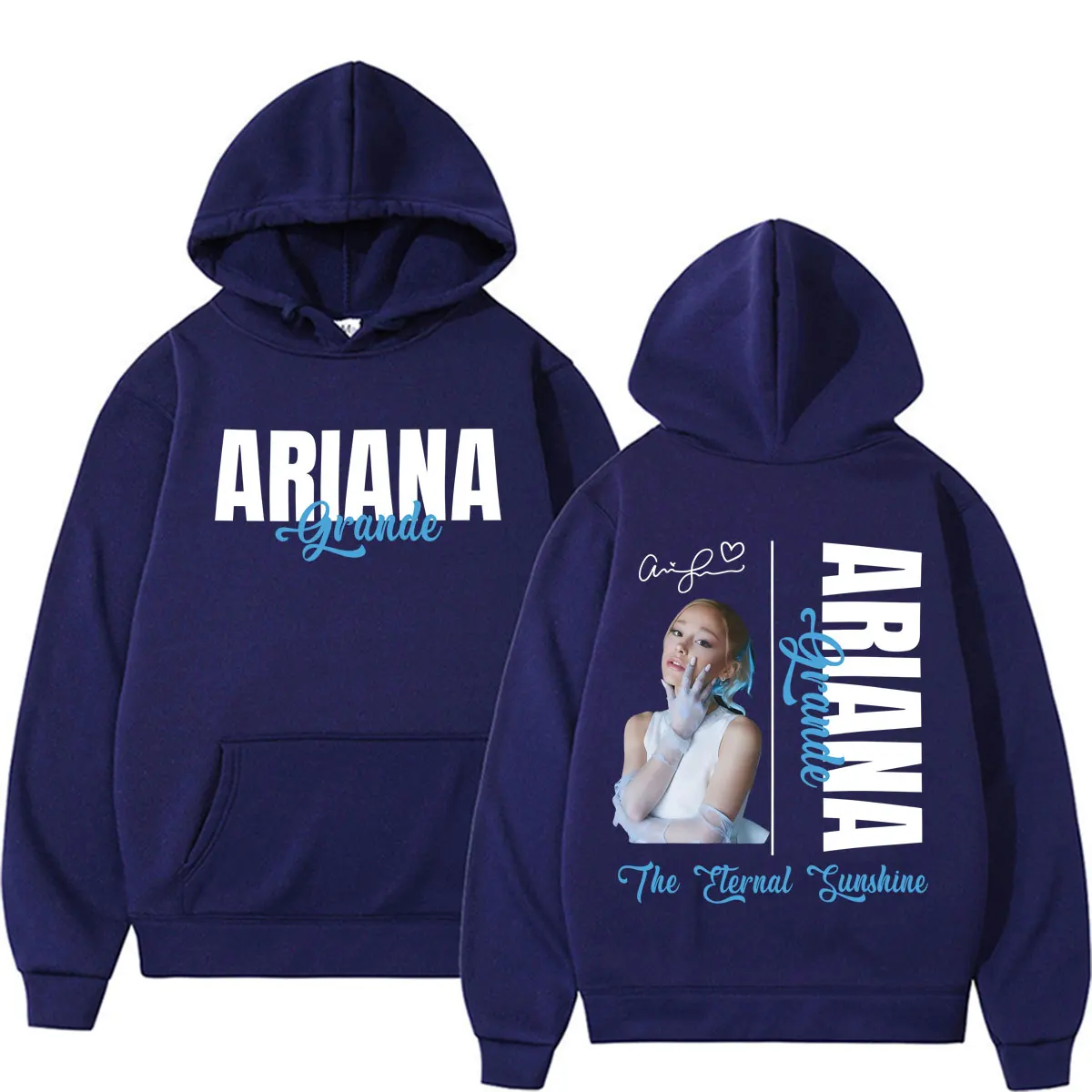 Фото Худи Ariana Grande Eternal Sunshine Tour 2026: Модная эстетичная толстовка унисекс из высококачественного флиса №2