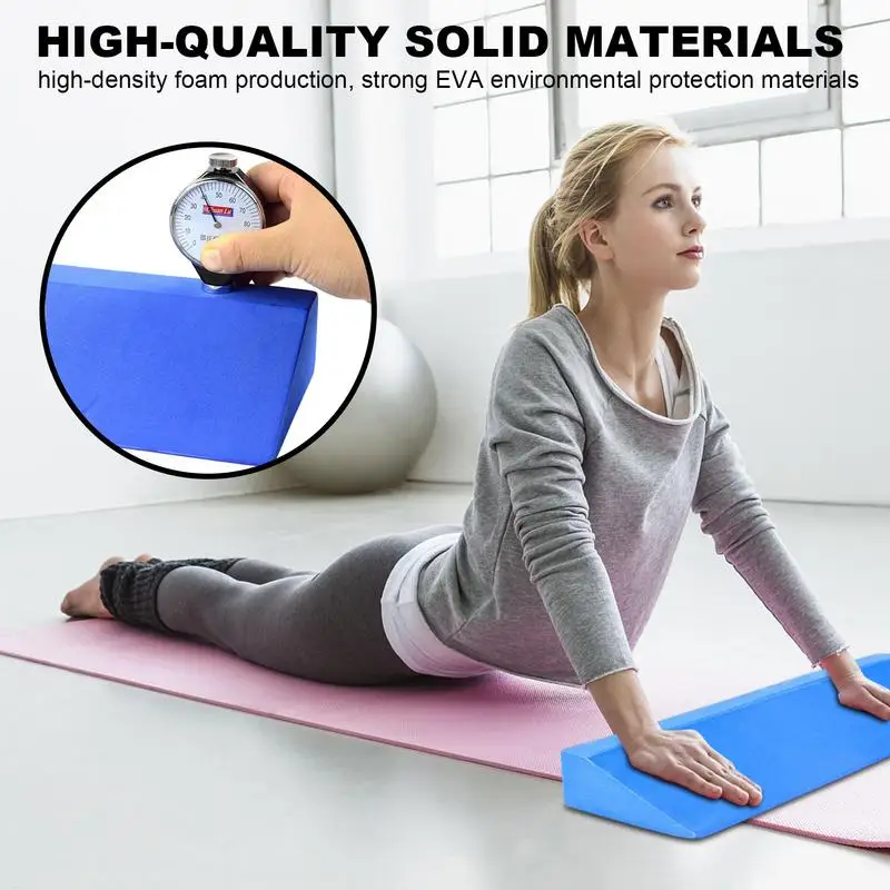 

Foam Incline Slant Boards EVA Yoga Inclined Board Large Yoga EVA Wedge Incline Wedge Improve Lower Leg Strength Yoga Foam Wedge