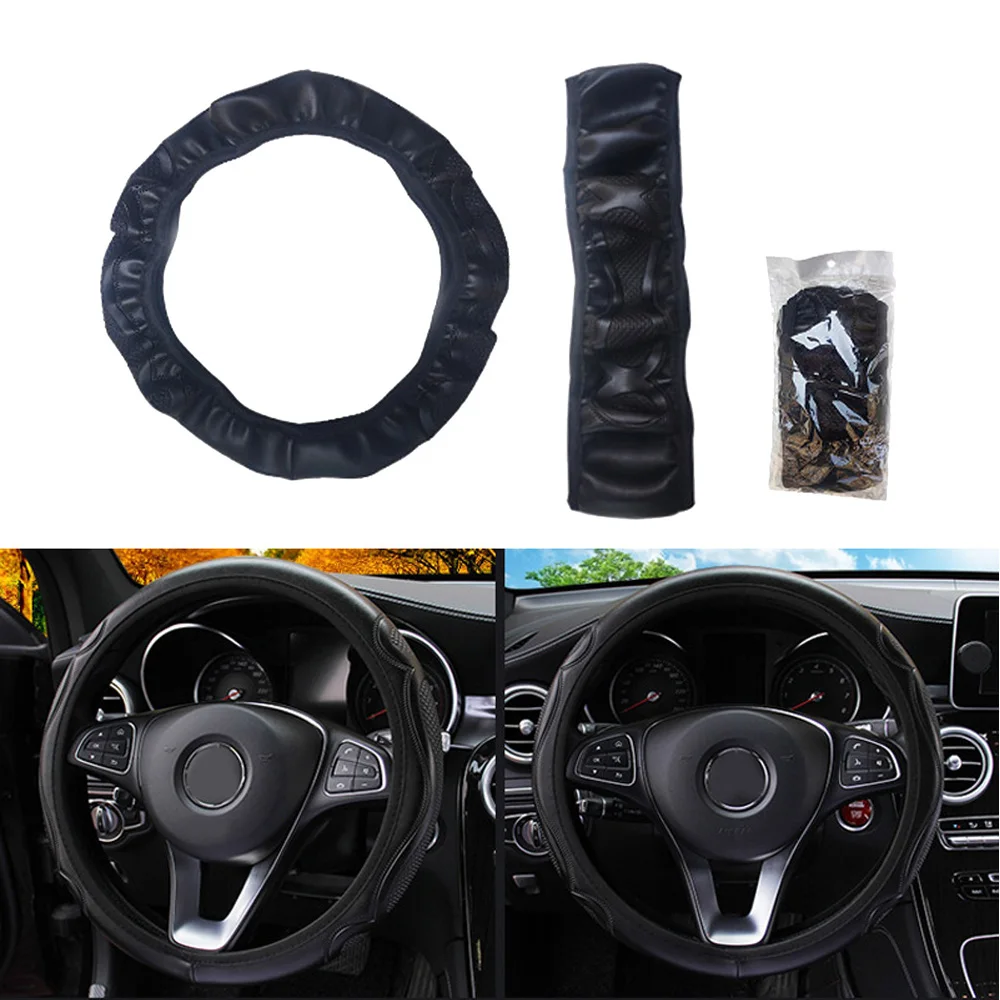 

Anti-slip Steering wheel cover Interior Car Wear-resistant Accessories