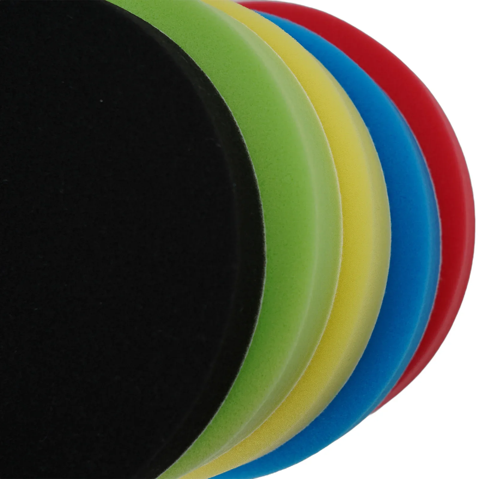 Автомобильные круглые плоские полировальные подушечки из пенопласта набор 5 шт. 7