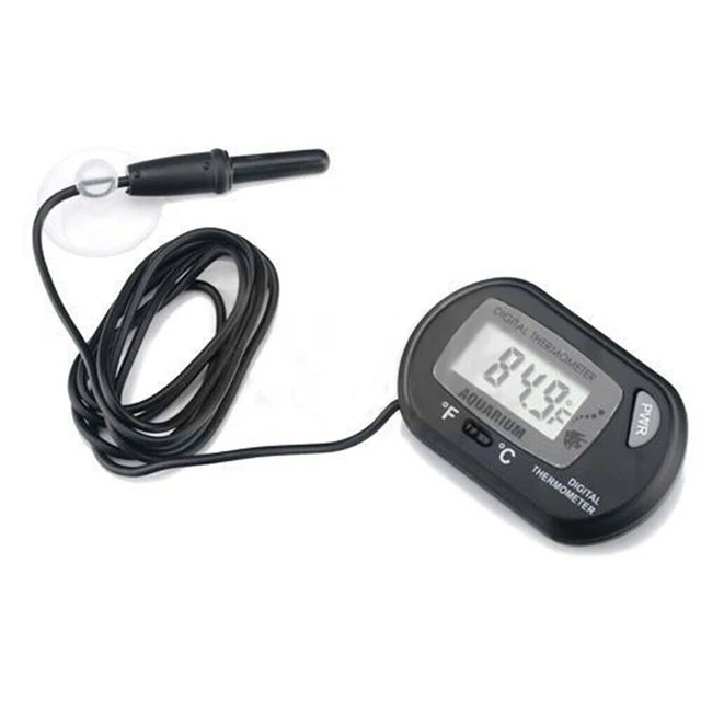 Aquarium Fish Tank Thermometer LCD Digital Display Celsius And Fahrenheit Thermometer Fish & Aquatic Pet Supplies 6
