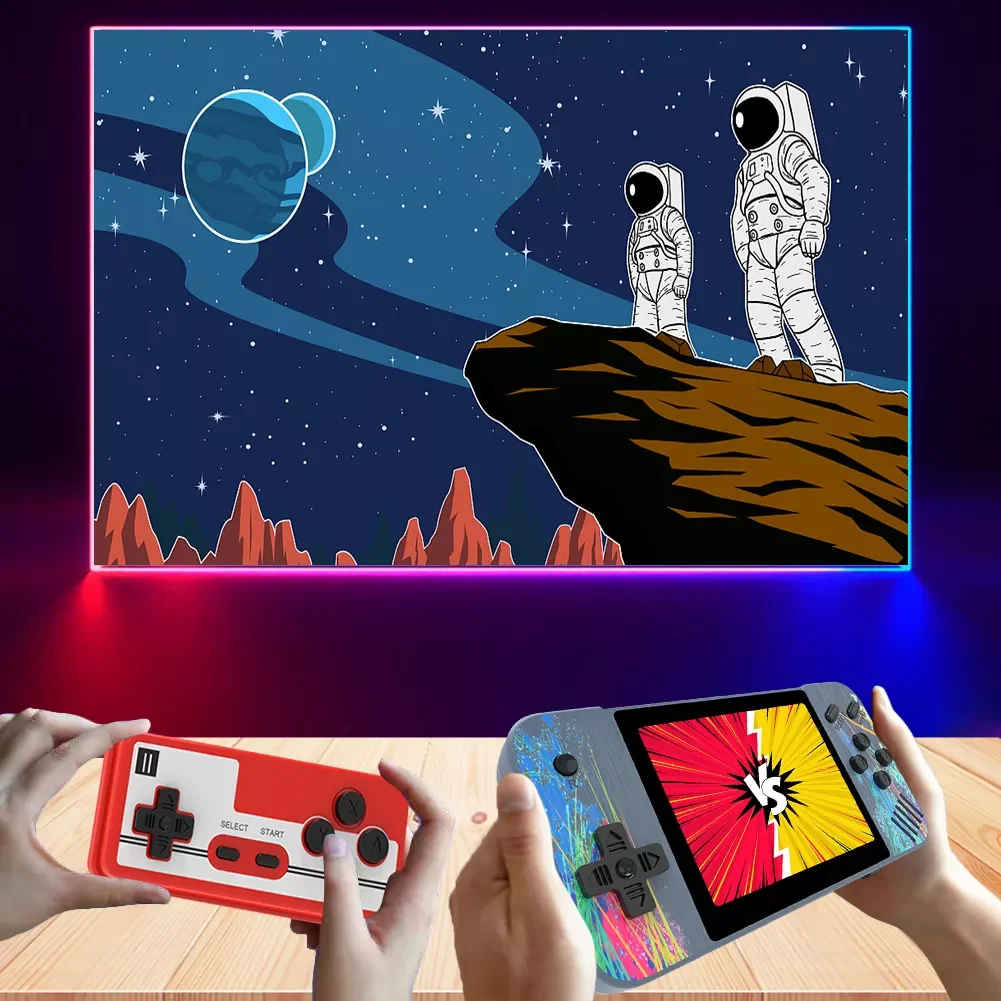 

NEW2023 Handheld Game Player 3.5inch Screen Classic Game Console Player Comfortable Grip Sup Built-in 800 Birthday Gift for Chil